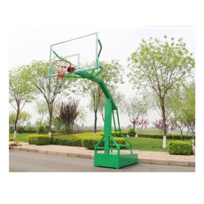 China Basketball Game Equipment Mobile Professional Hydraulic Basketball Hoop Rack for sale