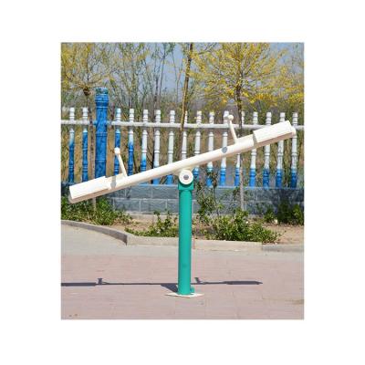 China Seesaw outdoor park children fitness equipment playground recreation area public metal seesaw for sale for sale