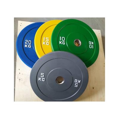 China Universal High Quality Custom Colored Rubber Dumbbells Plates Fitness Gym 2.5-25kg Plate Dumbbells Wholesale for sale