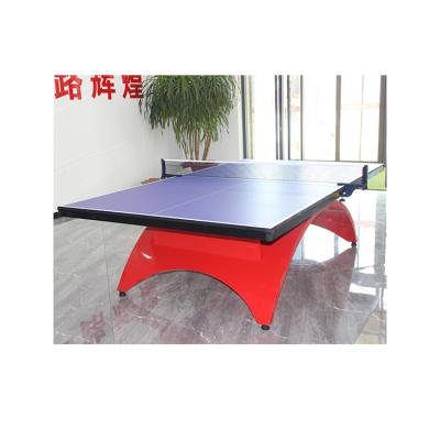 China Fitness Exercise Good Quality Folding Indoor Table Tennis Tables Ping Pong Movable Table for sale