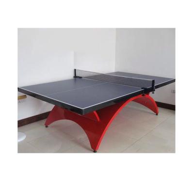 China Fitness Exercise SMC Professional Training Table Tennis Equipments Foldable Table Tennis Table for sale