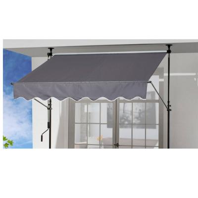 China Outdoor/Patio/Garden Used 3.5X1.2M Outdoor Garden Retractable Height-Adjustable Waterproof Front Entrance Clamping Window Awning for sale