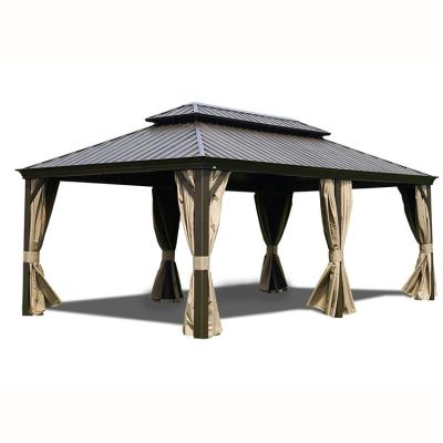 China Durable Super Hardtop Aluminum Permanent With Strong Sidewall Gazebo Tent for sale