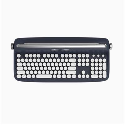 China Anti-ghosting typewriter keyboard vintage retro 2021 oriental style typing keyboard new classic retro trend keyboard for sale