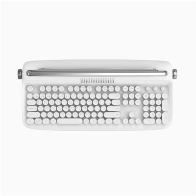 China 2021 New Design Retro Anti-ghosting Wireless Keyboard Wireless 106 Keys For Tablet Keyboard PC Laptop Smartphone for sale