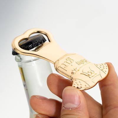 China Metal Baby Dress Bottle Opener Zinc Alloy Baby's Gift Favors for Baby Souvenirs Party Decoration Gifts for sale