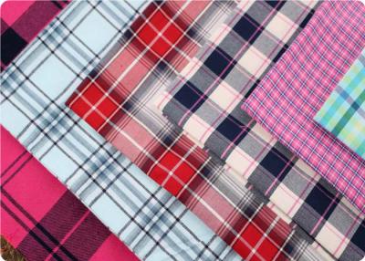 China Plaid Home Textile Corduroy Cloth Yarn Dyed Cotton Fabric 100-120gsm for sale