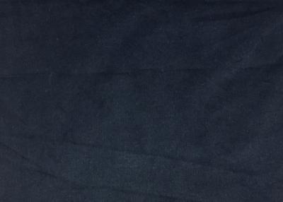 China Indigo / Black 28w Lightweight Corduroy Fabric 98 Cotton 2 Spandex Fabric for sale