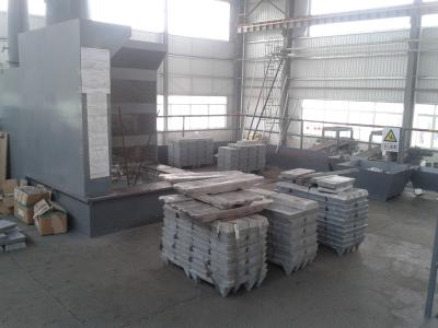 Chine 3 phases zinguent le four de fonte pour la fabrication de production de bloc/lingot à vendre