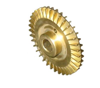 China OEM brass copper pump impeller , sand casting vane wheel impeller  ASTM , GB , DIN , EN for sale