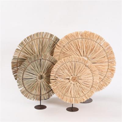 China Eco Friendly Decorative Grass Room Decor Raffia Grass Home Indoor Decoration for sale