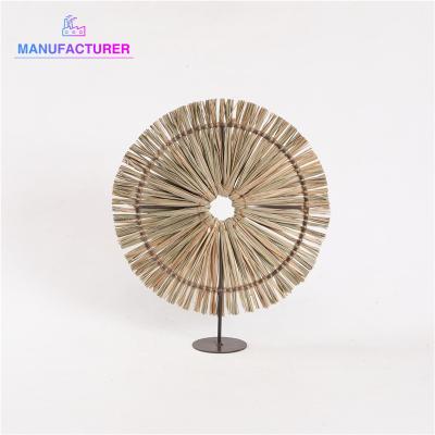 China Hand Made Custom Grass Decor Factory Price Raffia Grass Home Interior Decoration for sale