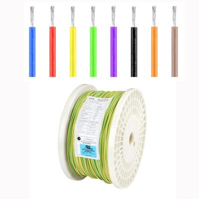 China FT2 Flame Silicone Copper Wire Test Lead 24AWG 600V UL Flexible UL3135 Braided for sale