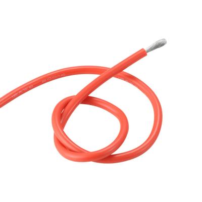 Cina Cavo di gomma flessibile dell'intrecciatura della vetroresina del conduttore isolato 26AWG 0.48mm del silicone del VDE in vendita