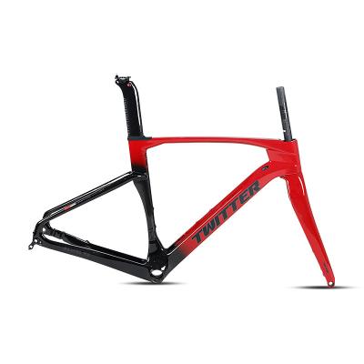 China Road Bikes Carbon Air Frame 700C Carbon Fiber Road Bike Frame Ultralight Cycling Racing Bicycle Frameset for sale