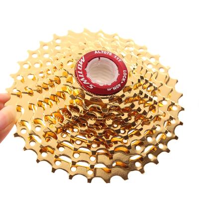 China MTB Bicycle Gold Steel 8 Flywheel 9 10 11 Speed ​​Flywheel 32 Mountain Bike Road Bike 36T Full Series Flywheel for sale