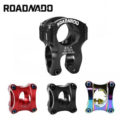 China MTB road bikes ROADNADO aluminum alloy bicycle stem mtb mountain bike stem 31.8*35mm MTB bicycle stem bike parts for sale