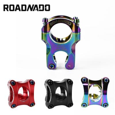 China MTB Road Bikes ROADNADO MTB Short Stem CNC Aluminum Alloy 31.8mm Bicycle Stem For Mountain Cycling Road Bike Parts for sale