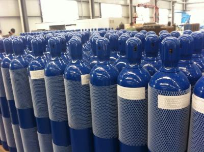 China Cilindros de gas del almacenamiento de la pureza elevada 0.1L - 2L para el gas de electrón GB5099 en venta