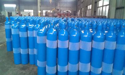 China El color azul modificó el cilindro de gas para requisitos particulares comprimido del acero inconsútil 8L - 22.3L ISO9809-3 en venta