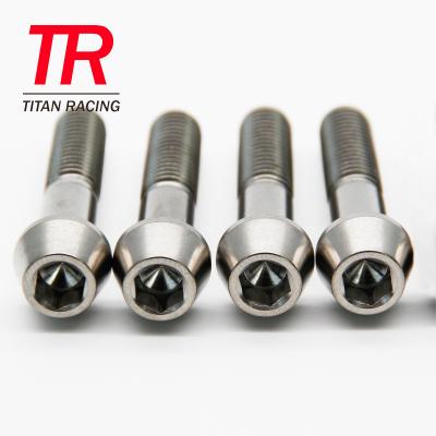 China Automotive Automobile Titanium Alloy Screws Taper Head Screws DIN912 for sale