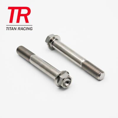 China Titanium alloy Gr5 titanium titanium bolts M 5 x 0.8 Honda crf titanium bolts from China for sale