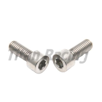 China Ti 6AL-4V GR 5 Titanium Bolt M10x1.25/1.5 Head Hex Motorcycle Bike DIN912 for sale