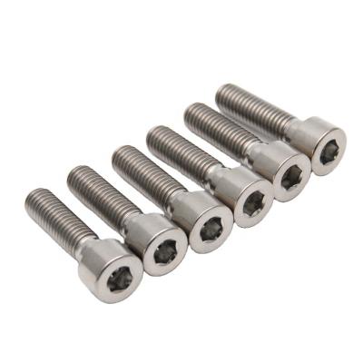 China Ti 6AL-4V Ti 6AL-4V Grade 5 Titanium Bolt M6x1.0 DIN912 Head Hex Bike Ti Screw for sale