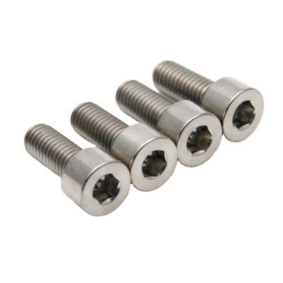 China Titanium Alloy Screw Titanium Hex Socket Head Bolt DIN912 for sale