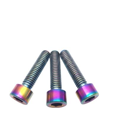 China Gr5 Gr5 DIN 912 Titanium Titanium Hex Socket Screw Threaded Rods for sale