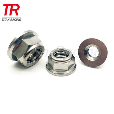 China Automotive Industry Low Price M5 M6 M8 M10 M12 M14 High Tensile Grade 5 Titanium Lock Nuts For Vehicles Parts for sale