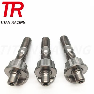 China Factory price titanium auto exhaust manifold M8-1.25 nut and stud kit brand auto bolt titanium various studs for sale