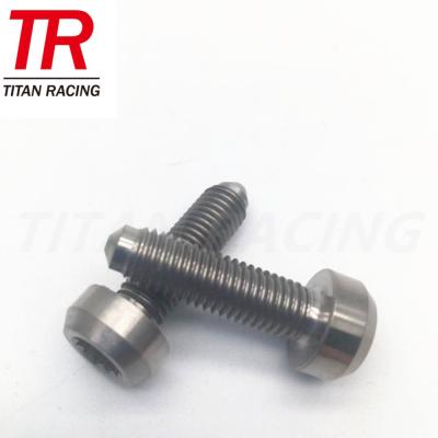 China Automobile titanium BBS RS RX M7x24 rim bolt gr5 cnc split head for sale