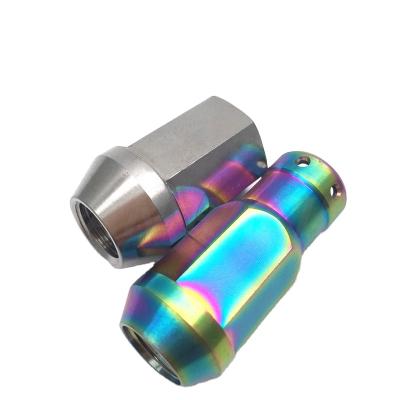 China Hot Selling High Tensile Motorcycle Gr5 Alloy Titanium Lug Nuts Lug Nut Fasteners Gold Bolts Motorcycle Cars for sale