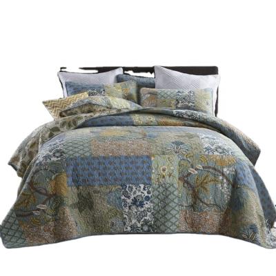 China Single hot sale bedspread cotton printed bedding set for wholesale for sale