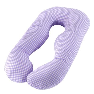 China Cheap Viable Maternity Pillow U Shape Factory Price Pregnancy Pillow Long Straight Bamboo Baby Care Pillow for sale