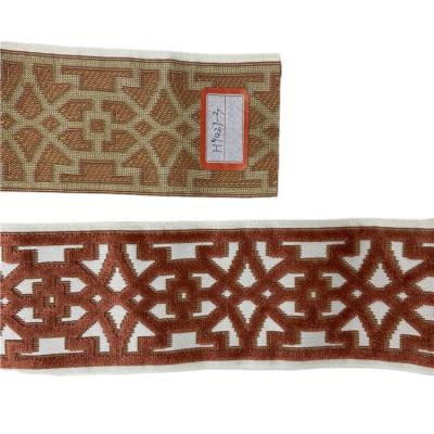 China Luxury High Quality Polyester Lace Trim Embroidery Neckline Trims for sale