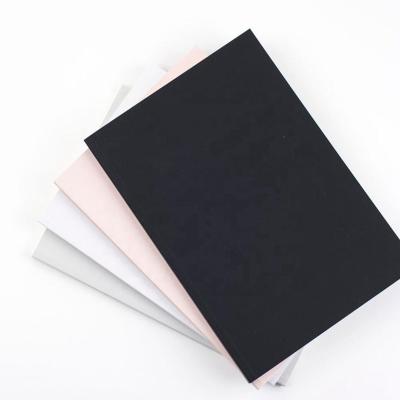 China Wholesales custom hardcover book multifunctional subject PVC hardcover soft notebook with elastic band school plain notebook a5 for sale