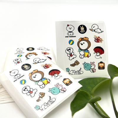 China Custom Printing Home Decor Logo Waterproof Stickers For Small Business For Boxes for sale