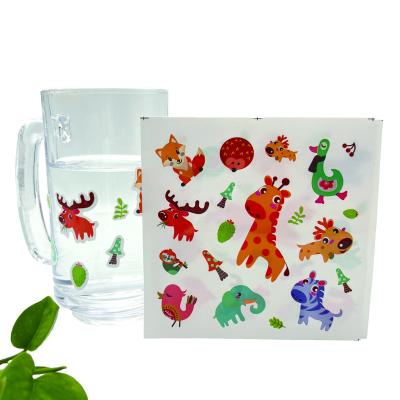 China Waterproof unique design hot sale cute animal custom brand personalized label stickers for sale