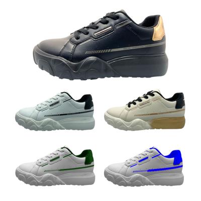 China Fashionable Fancy Sports Shoes chunky sneakers casual thick bottom men shoes black sneakers for sale