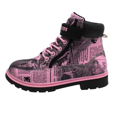 China 25828 Colorful Print Upper Non Slip Boot For Kids Shoes EVA Unisex Mesh Lining Material for sale