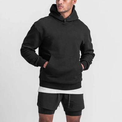 China Anti-Shrink wholesale High quality pullover hoodie no string kangaroo pocket men snap button sweatshirt with hood unisex streetwear for sale