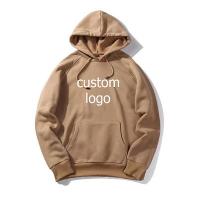 China Anti-pilling OEM mens Hoodie Sweatshirt 100% Cotton Long Sleeve custom Printed logo oversize Pullover hoodies for sale