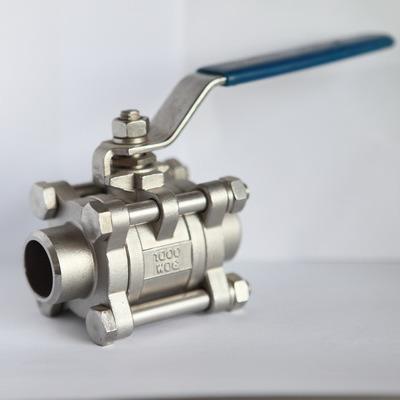 China General 3 Piece Ball Valves Butt Welded for sale