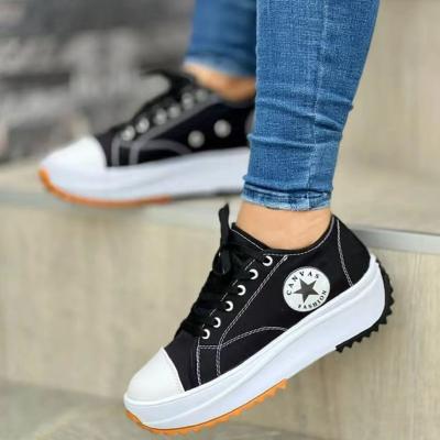 China NEW Front Link LADIES WOMEN'S GIRLS TENNIS PUMPS COACH LACE UP CANVAS SHOES COACHES for sale