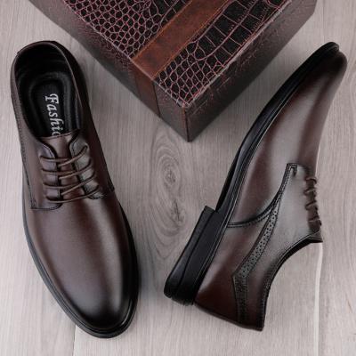 China 2022 Winter New Fashion Men's Shoes Men's Fashion Casual Cut Out Professional Casual Work Front Link Shoes Men's Stylish Shoes for sale