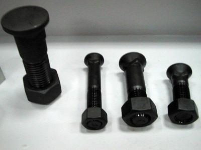 China 8.8 Grau Pad Dozer Track Bolts e Nozes de Sapatos 4F3664 Forte Resistência à Abrasão à venda