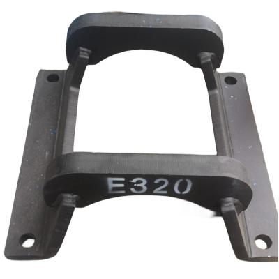 China Q235 Rock Excavator Track Guards Link E320 16mm 30mm Excavator Accessories for sale