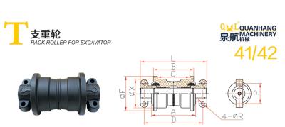 中国 HRC50-55 硬さを持つ熱耐性Excavatorレールガード 販売のため